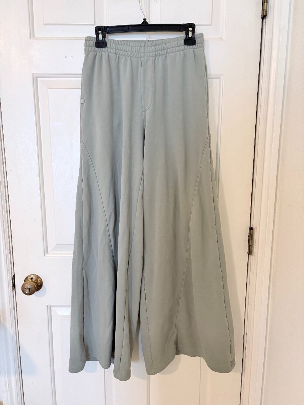 Popflex Superwide Sweatpant - Light Sage, size S Tall - Picture 2 of 5